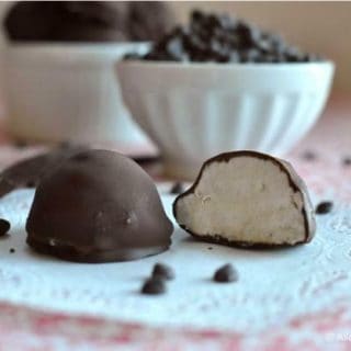 Chocolate Covered Vanilla Ice Cream Bon Bons