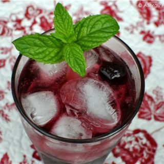 Cherry Vanilla Italian Soda (No sugar added)