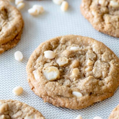 Gluten Free White Chocolate Macadamia Nut Cookies