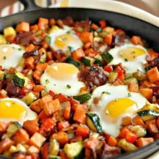 Sweet Potato Breakfast Skillet with Bacon