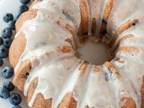 Gluten Free Blueberry Lemon Bundt Cake - Allergy Free Alaska