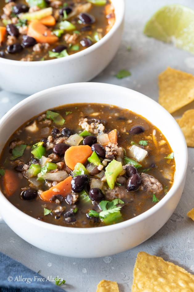 Mexican Black Bean Soup - Allergy Free Alaska