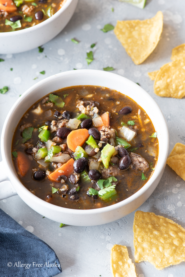 Mexican Black Bean Soup - Allergy Free Alaska
