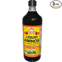 Bragg Liquid Aminos, Natural Soy Sauce Alternative, 32-Ounce Bottle , (Pack of 3)