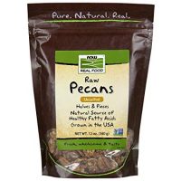 NOW Foods, Pecans, Raw and Unsalted, Halves and Pieces, Natural Source of Essential Fatty Acids, Grown in The USA, 12-Ounce