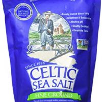 Fine Ground Celtic Sea Salt – (1) 16 Ounce Resealable Bag of Nutritious, Classic Sea Salt, Great for Cooking, Baking, Pickling, Finishing and More, Pantry-Friendly, Gluten-Free