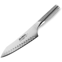 Global 7-inch Hollow Edge Asian Chef's Knife