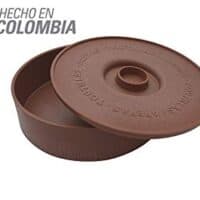 IMUSA USA MEXI-1000-TORTW Tortilla Warmer Terracota 8.5-Inch, Light Brown Brick Color