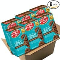 Enjoy Life Crunchy Cookies, Soy free, Nut free, Gluten free, Dairy free, Non GMO, Vegan, Double Chocolate, 6 Boxes