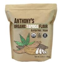 Anthony szerves tápióka liszt keményítő, 2,5 lbs, gluténmentes nem GMO's Organic Tapioca Flour Starch, 2.5lbs, Gluten Free & Non GMO