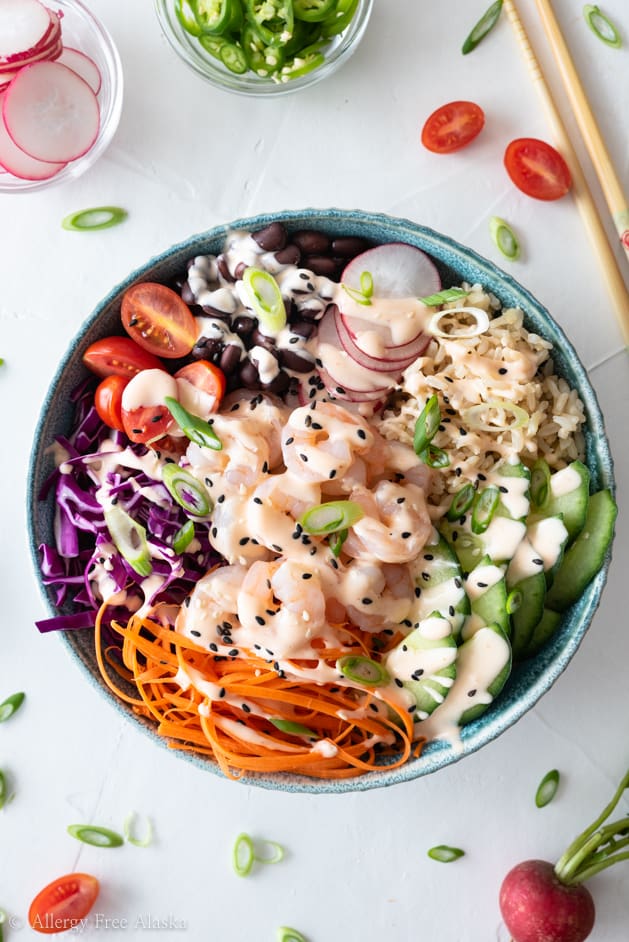 Shrimp Poke Bowl 