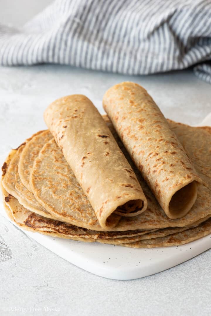 Easy Gluten Free Quinoa Tortillas Recipe (Vegan) - Allergy Free Alaska